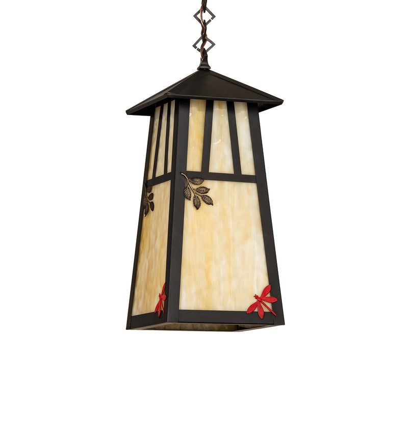Meyda Tiffany 245066 One Light Pendant, Craftsman Brown