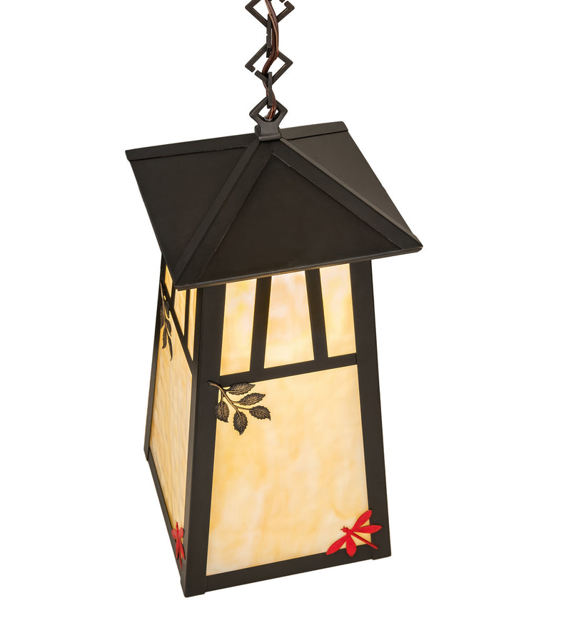 Meyda Tiffany 245066 One Light Pendant, Craftsman Brown