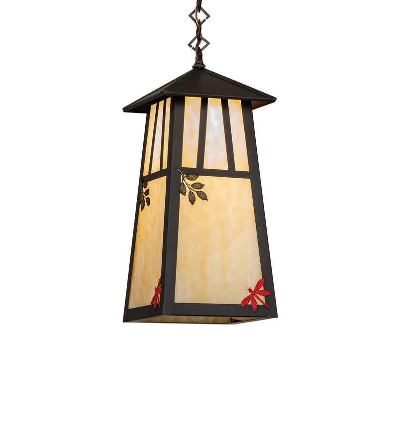 Meyda Tiffany 245066 One Light Pendant, Craftsman Brown