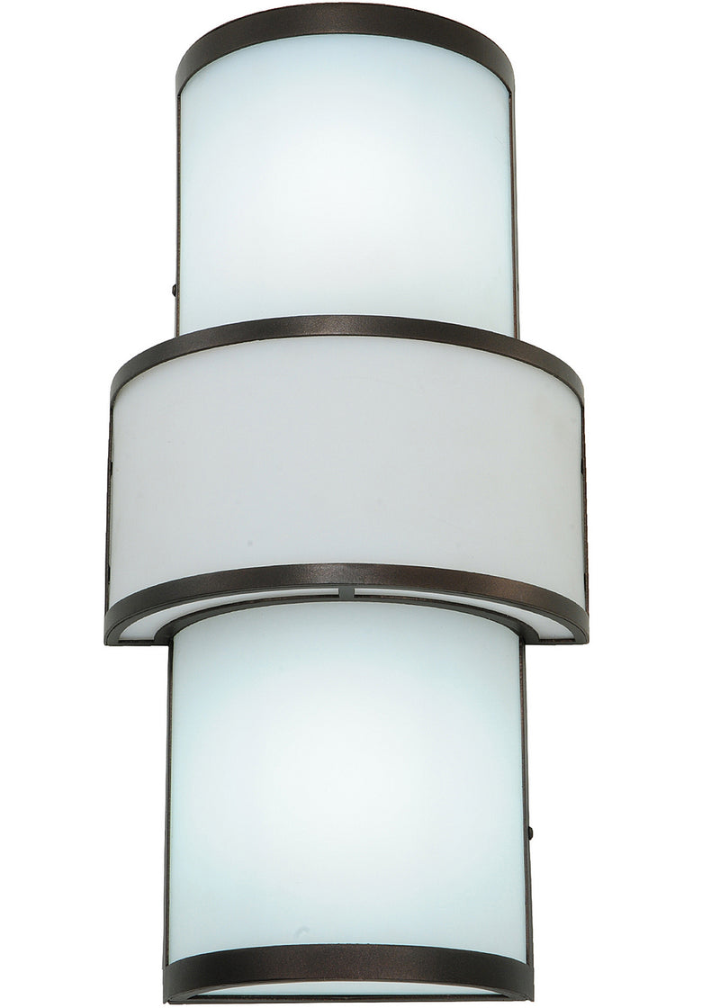 Meyda Tiffany 245366 LED Wall Sconce, Mahogany Bronze