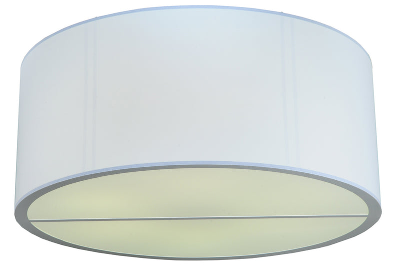 Meyda Tiffany 245375 Six Light Flushmount, Nickel