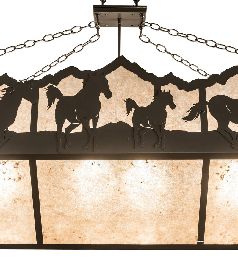Meyda Tiffany 245402 Six Light Pendant, Timeless Bronze