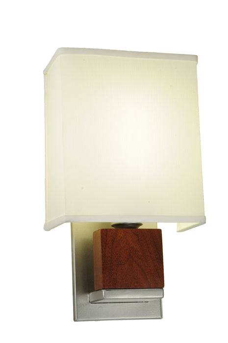 Meyda Tiffany 245404 One Light Wall Sconce, Mahogany Wood