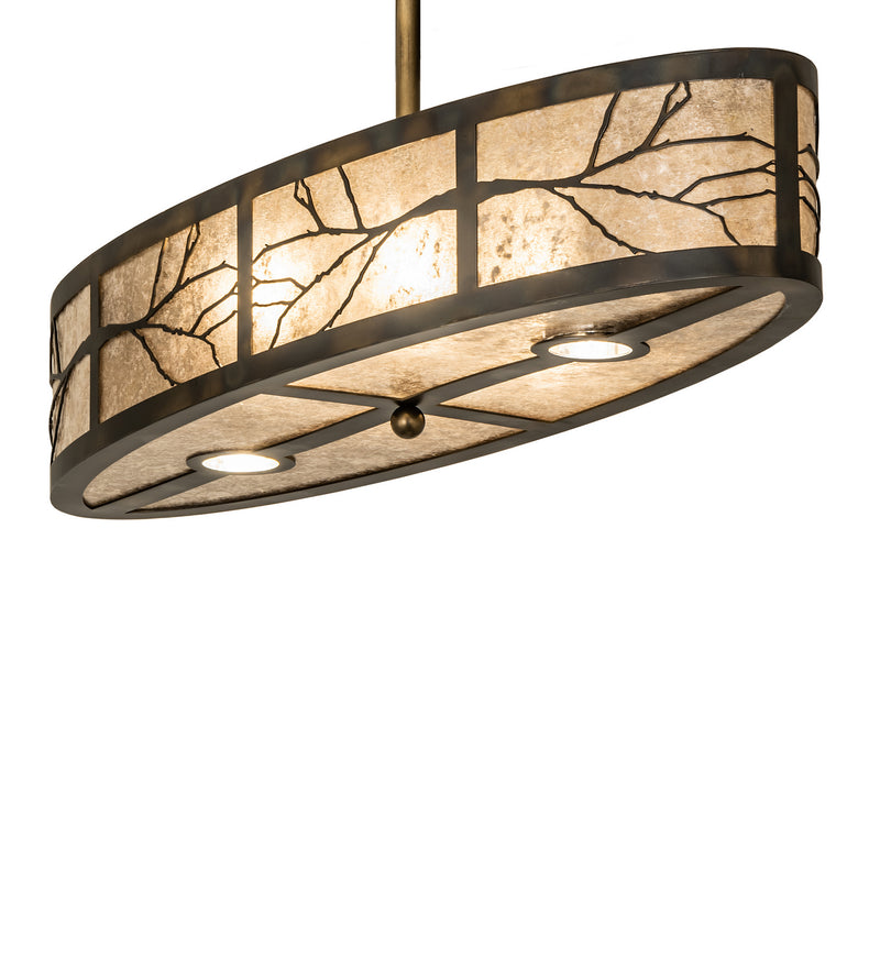 Meyda Tiffany 245406 Six Light Pendant, Dark Burnished Antique Copper