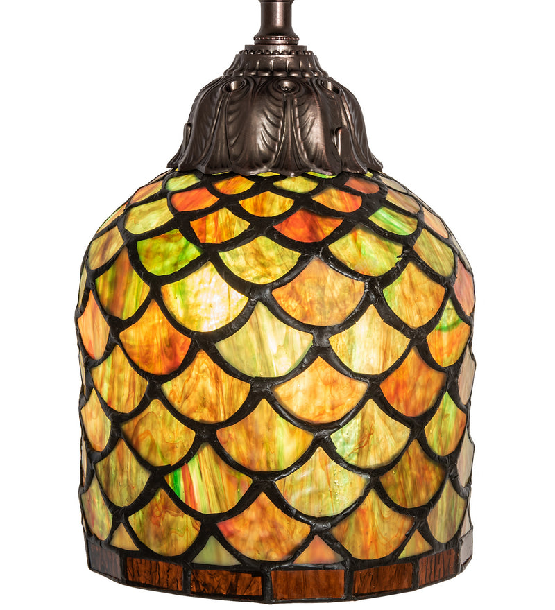 Meyda Tiffany 245421 One Light Pendant, Mahogany Bronze