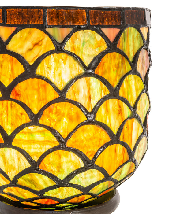 Meyda Tiffany 245422 One Light Mini Lamp, Mahogany Bronze
