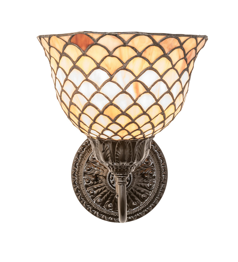 Meyda Tiffany 245428 One Light Wall Sconce, Mahogany Bronze