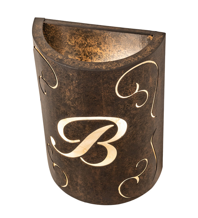 Meyda Tiffany 245536 Two Light Wall Sconce, Gothic Gold