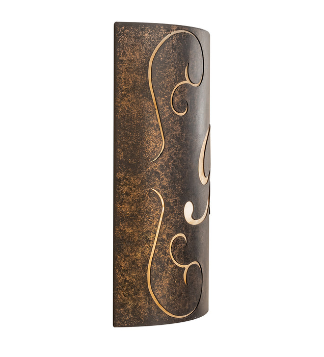 Meyda Tiffany 245536 Two Light Wall Sconce, Gothic Gold