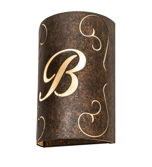 Meyda Tiffany 245536 Two Light Wall Sconce, Gothic Gold