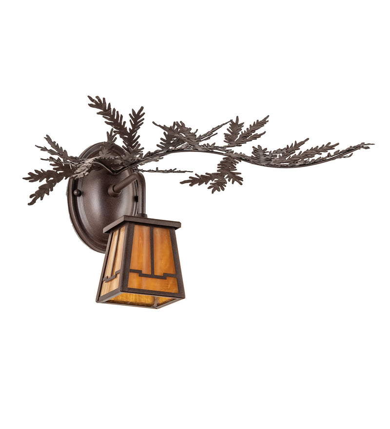 Meyda Tiffany 245635 One Light Wall Sconce, Cafe Noir