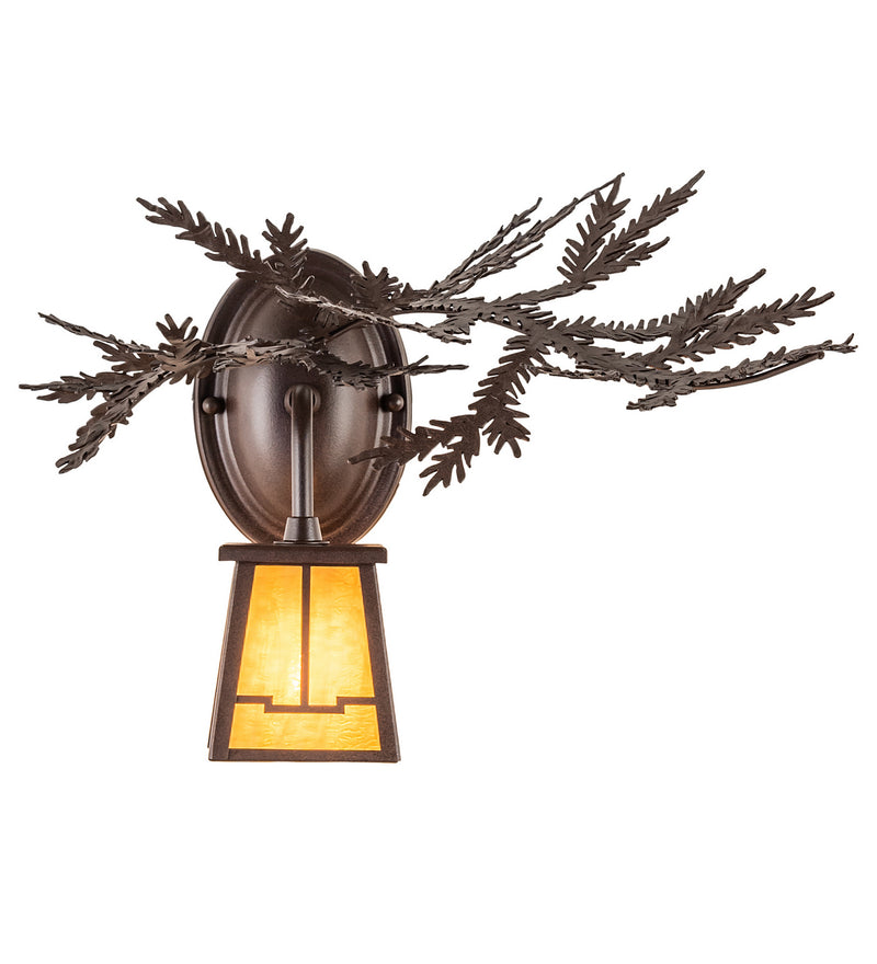 Meyda Tiffany 245635 One Light Wall Sconce, Cafe Noir