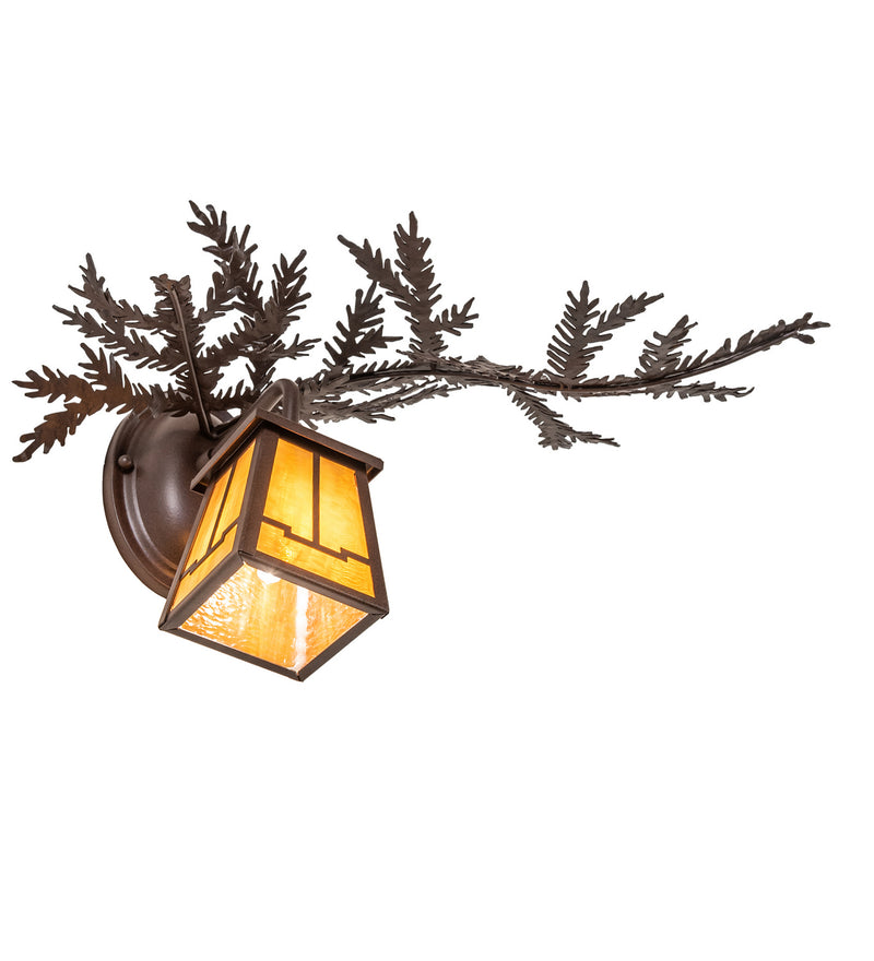 Meyda Tiffany 245635 One Light Wall Sconce, Cafe Noir