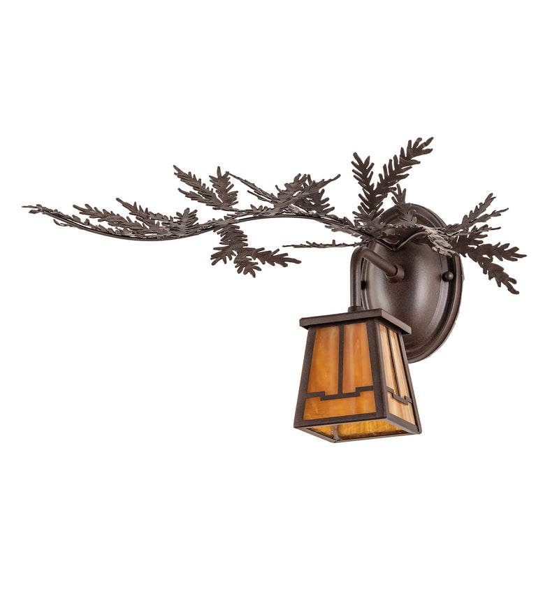 Meyda Tiffany 245636 One Light Wall Sconce, Cafe Noir