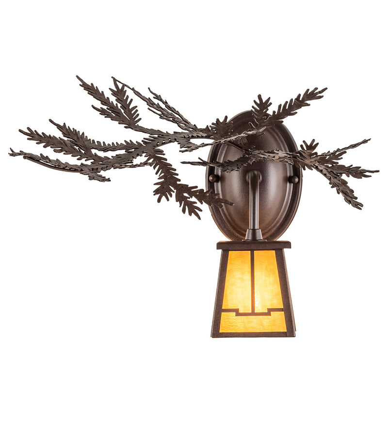 Meyda Tiffany 245636 One Light Wall Sconce, Cafe Noir