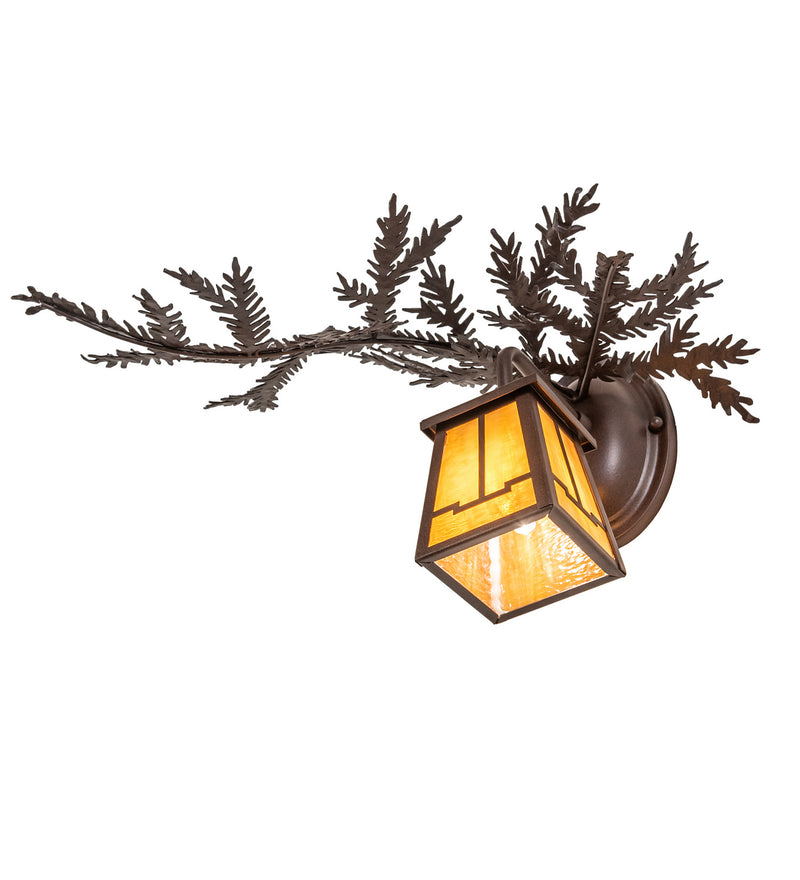 Meyda Tiffany 245636 One Light Wall Sconce, Cafe Noir