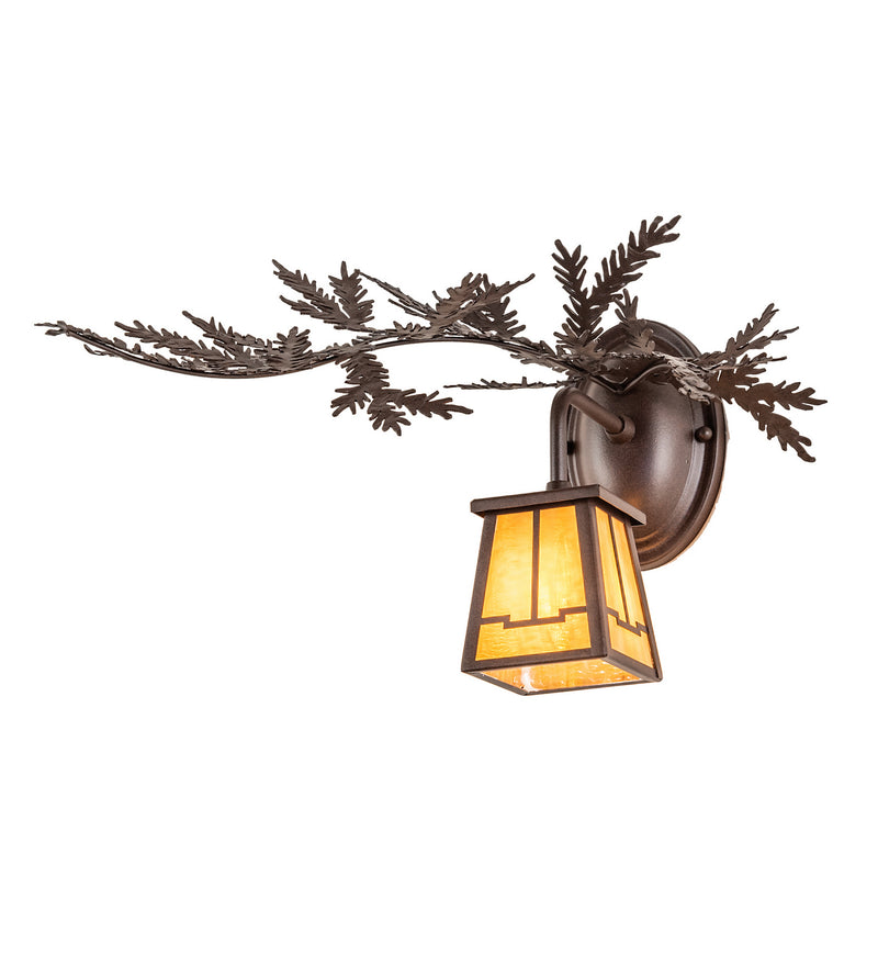 Meyda Tiffany 245636 One Light Wall Sconce, Cafe Noir