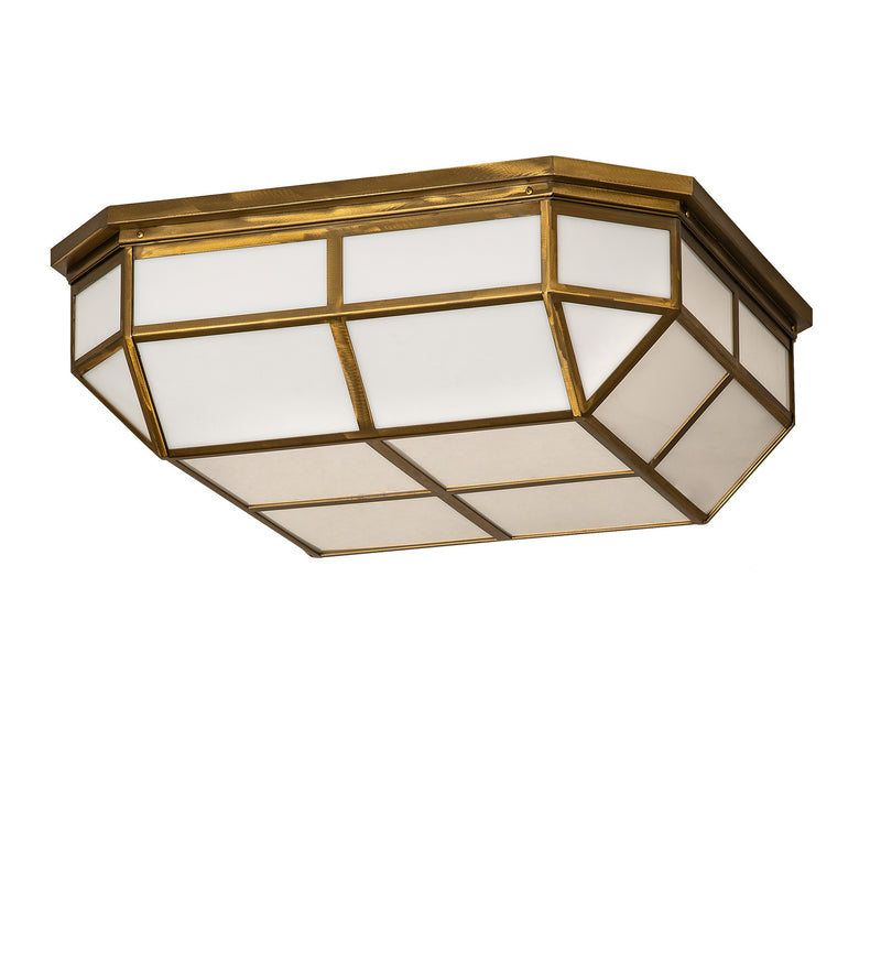 Meyda Tiffany 245704 LED Flushmount, Gold Matte