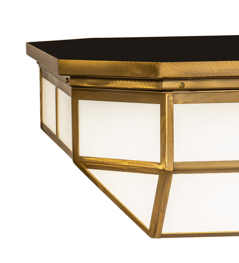 Meyda Tiffany 245704 LED Flushmount, Gold Matte