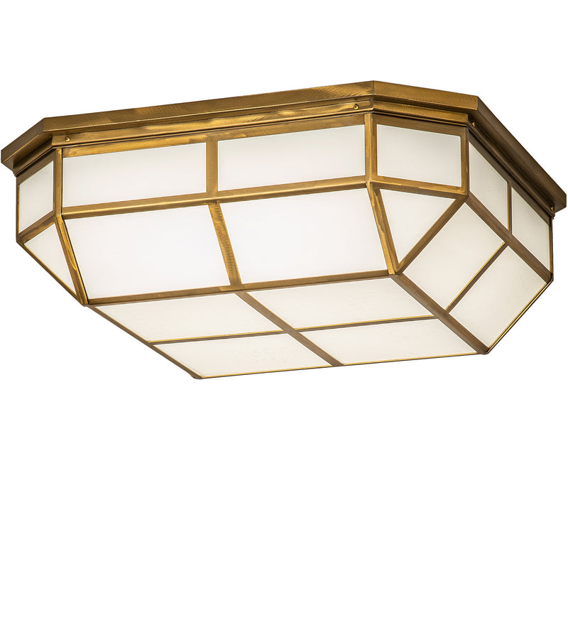 Meyda Tiffany 245704 LED Flushmount, Gold Matte