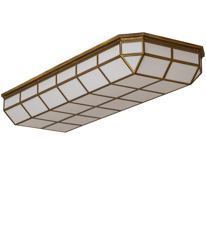 Meyda Tiffany 245707 LED Flushmount, Gold Matte/Powder Coat