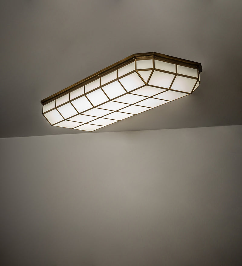 Meyda Tiffany 245707 LED Flushmount, Gold Matte/Powder Coat
