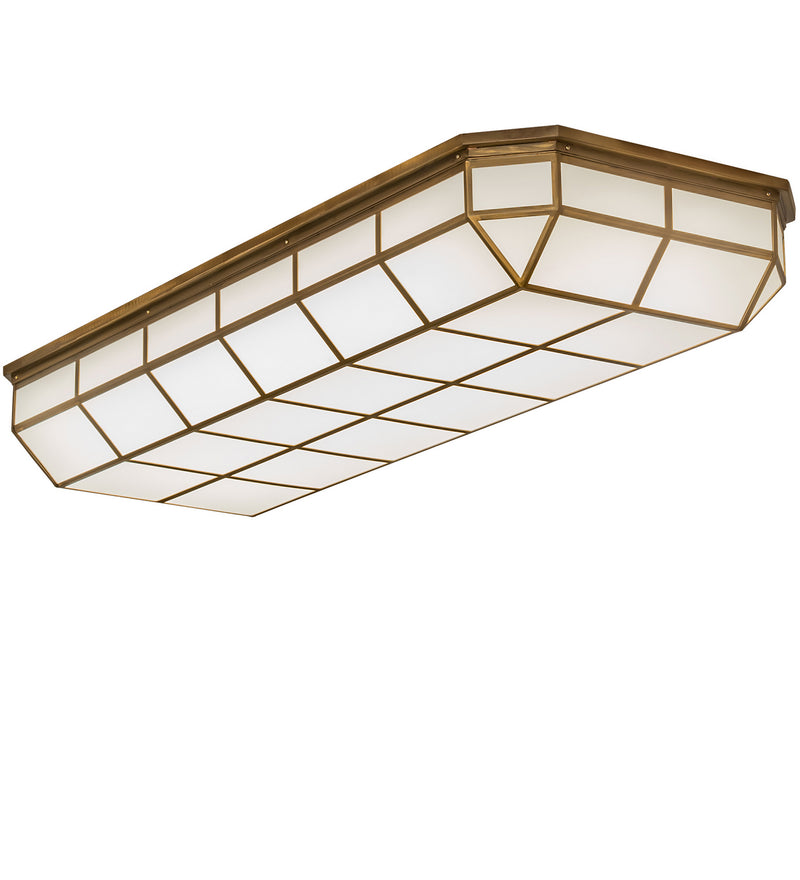 Meyda Tiffany 245707 LED Flushmount, Gold Matte/Powder Coat