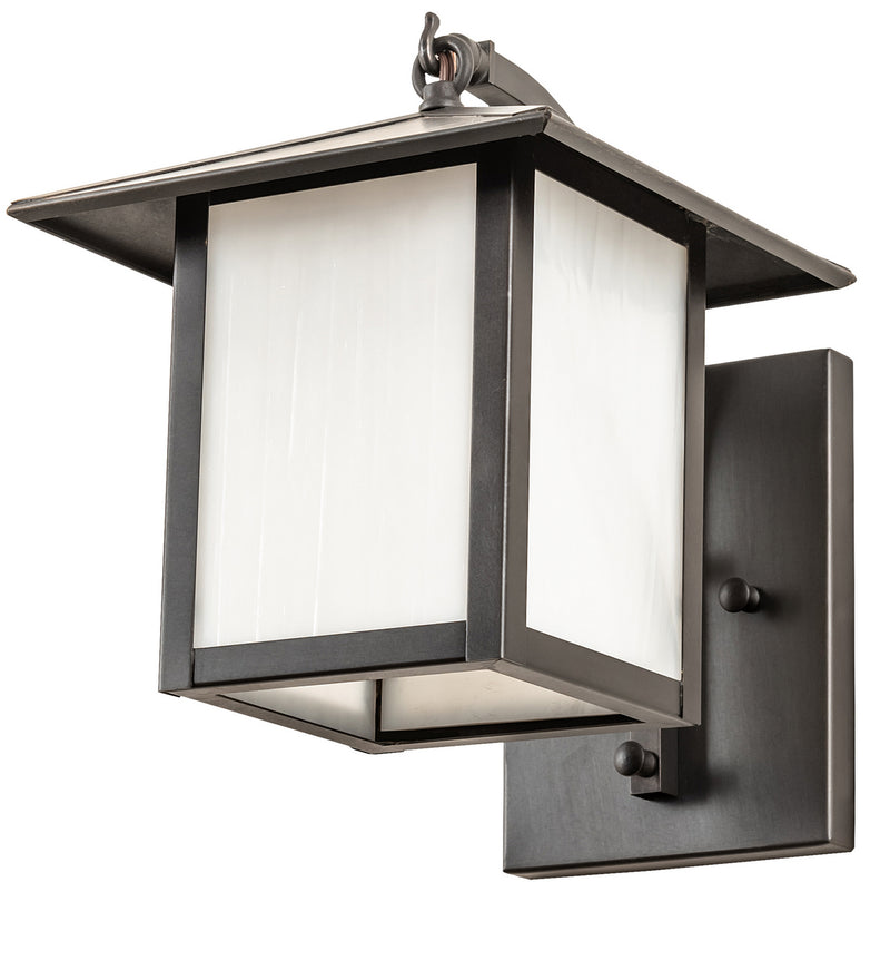 Meyda Tiffany 245810 One Light Wall Sconce, Craftsman Brown