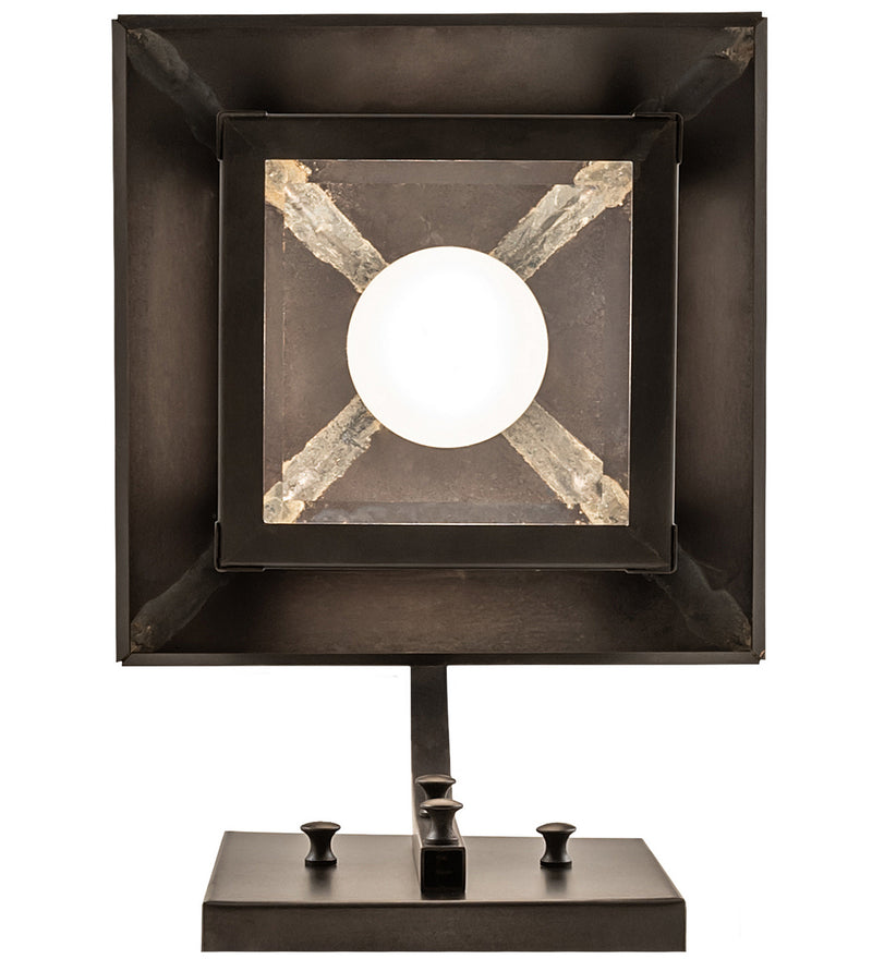 Meyda Tiffany 245810 One Light Wall Sconce, Craftsman Brown