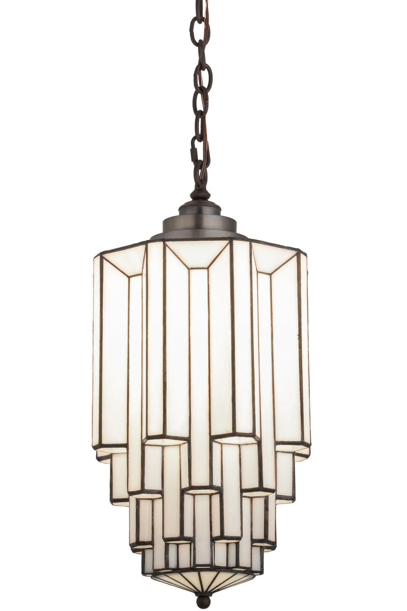 Meyda Tiffany 245823 One Light Pendant, Antique Iron Gate