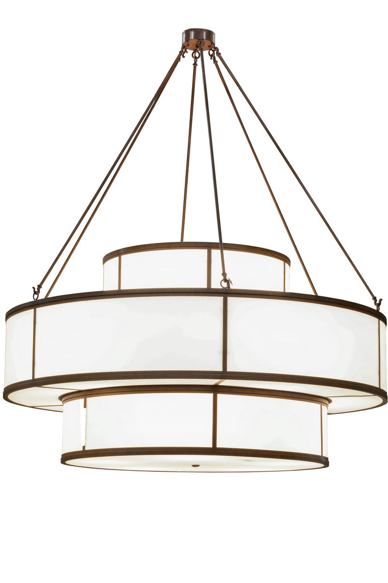 Meyda Tiffany 245871 20 Light Pendant, Rustic Iron
