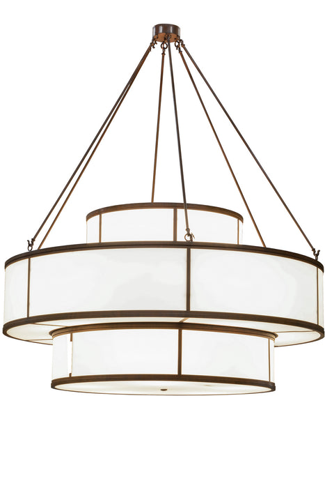 Meyda Tiffany 245871 20 Light Pendant, Rustic Iron