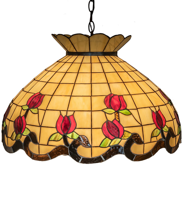Meyda Tiffany 245984 Nine Light Pendant, Mahogany Bronze