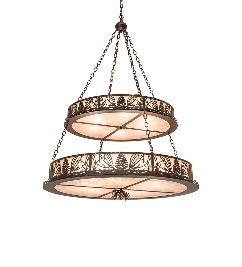 Meyda Tiffany 245990 14 Light Pendant, Cafe Noir