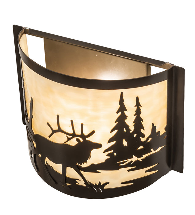 Meyda Tiffany 246142 One Light Wall Sconce, Timeless Bronze