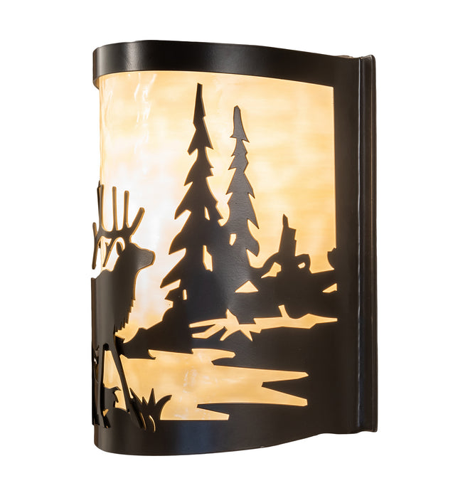 Meyda Tiffany 246142 One Light Wall Sconce, Timeless Bronze