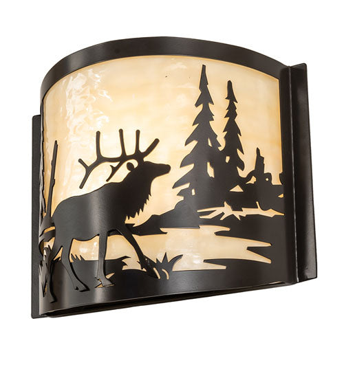 Meyda Tiffany 246142 One Light Wall Sconce, Timeless Bronze