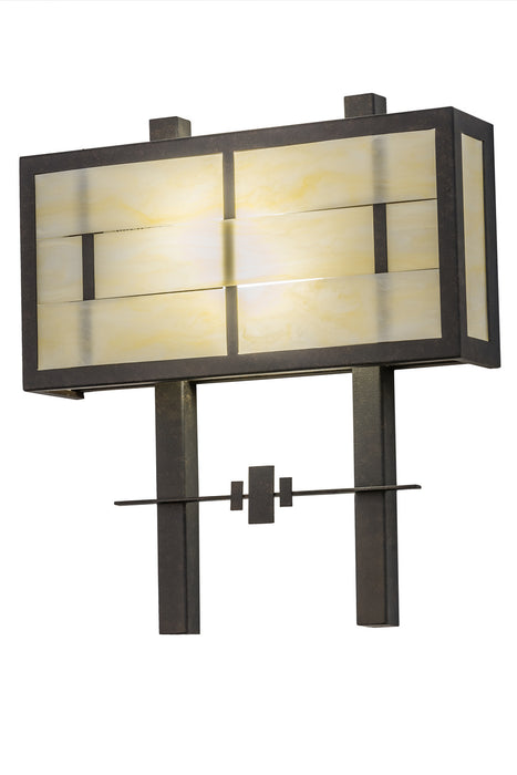 Meyda Tiffany 246221 Two Light Wall Sconce, Chestnut