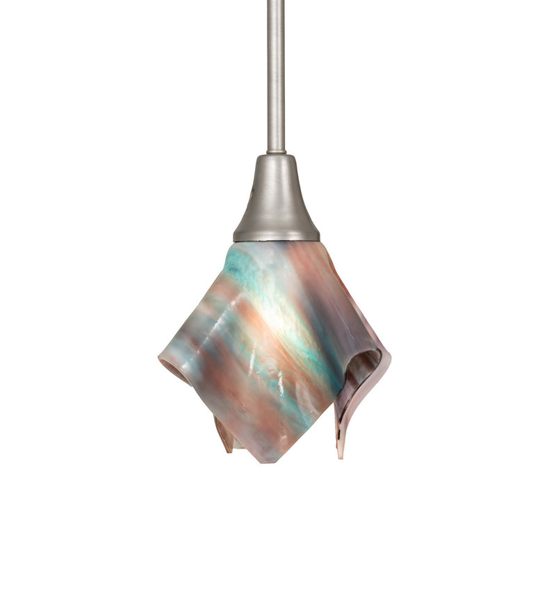 Meyda Tiffany 246271 One Light Pendant, Antique Nickel