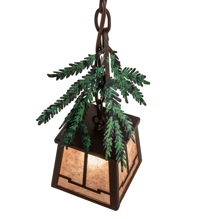 Meyda Tiffany 246451 One Light Mini Pendant, Timeless Bronze