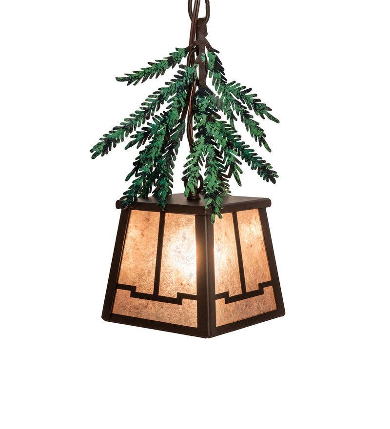 Meyda Tiffany 246451 One Light Mini Pendant, Timeless Bronze