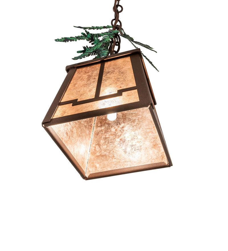 Meyda Tiffany 246451 One Light Mini Pendant, Timeless Bronze