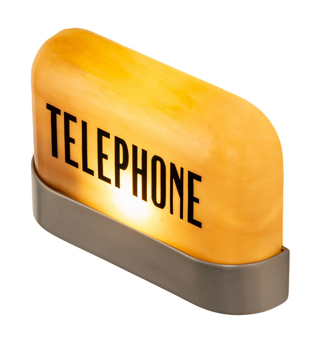 Meyda Tiffany 246472 LED Wall Signage, Satin Titanium Gold