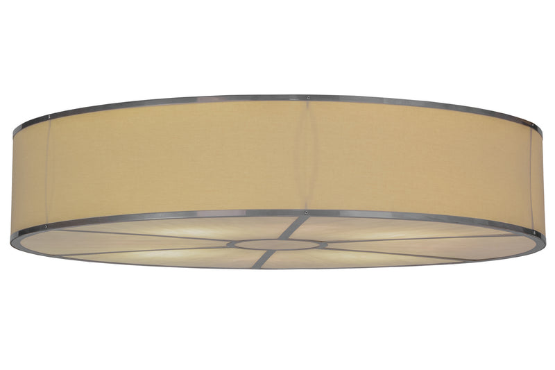Meyda Tiffany 246777 Eight Light Flushmount, Nickel