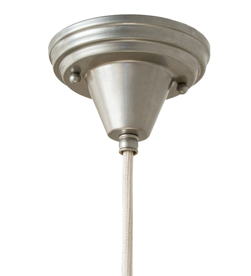 Meyda Tiffany 246787 One Light Pendant, Nickel Powder Coat