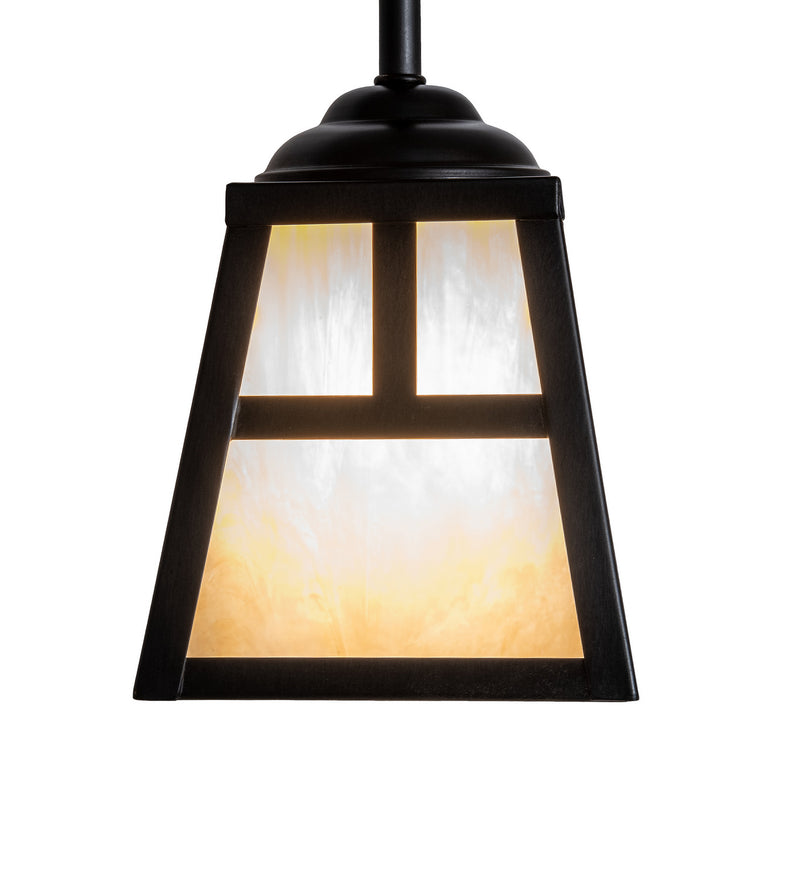 Meyda Tiffany 246798 One Light Mini Pendant, Craftsman Brown