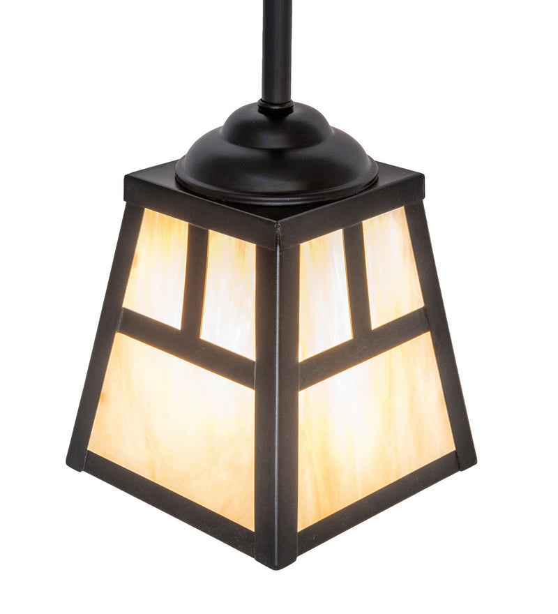 Meyda Tiffany 246798 One Light Mini Pendant, Craftsman Brown