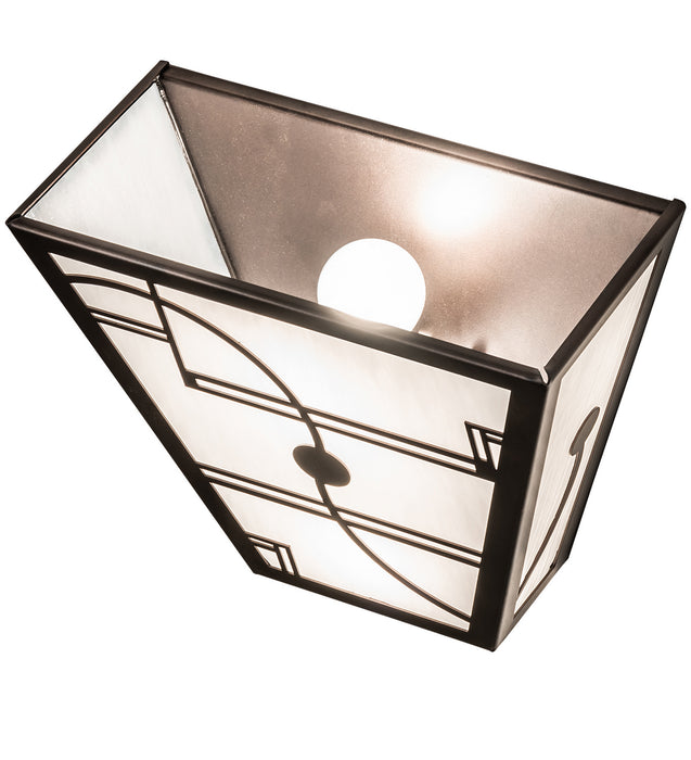 Meyda Tiffany 247068 Two Light Wall Sconce, Mahogany Bronze