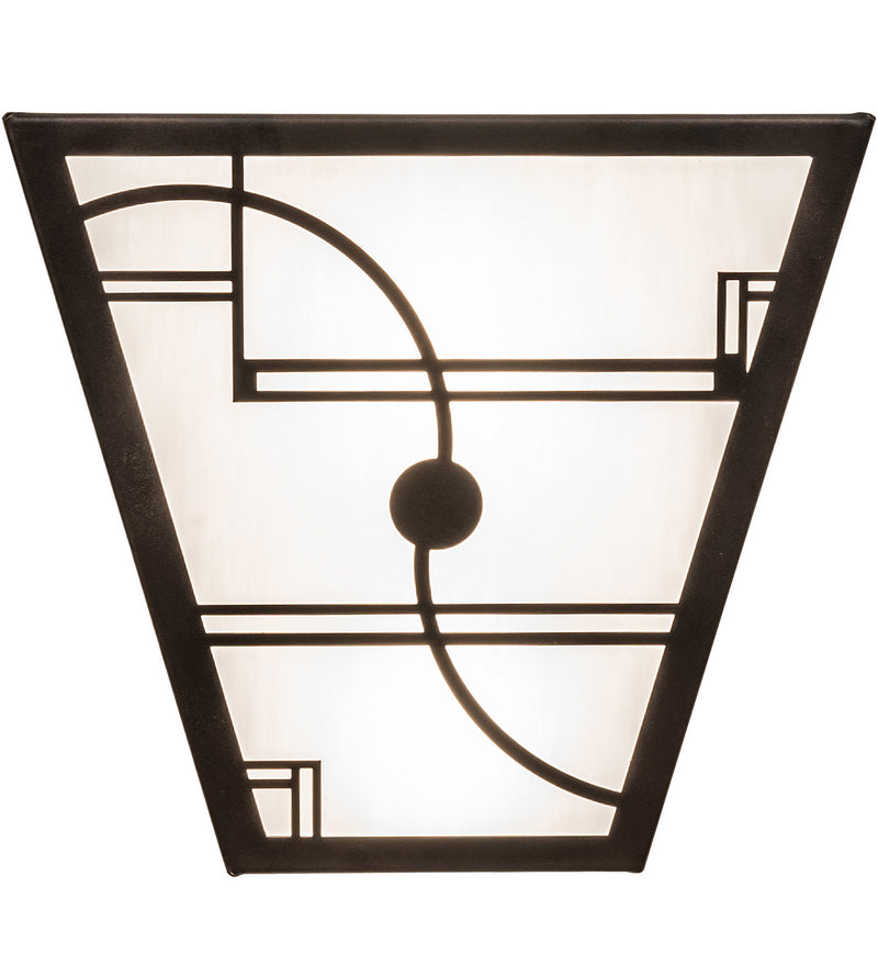 Meyda Tiffany 247068 Two Light Wall Sconce, Mahogany Bronze