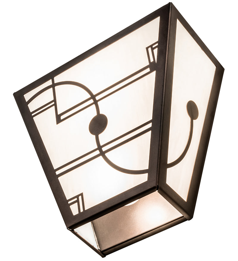 Meyda Tiffany 247068 Two Light Wall Sconce, Mahogany Bronze